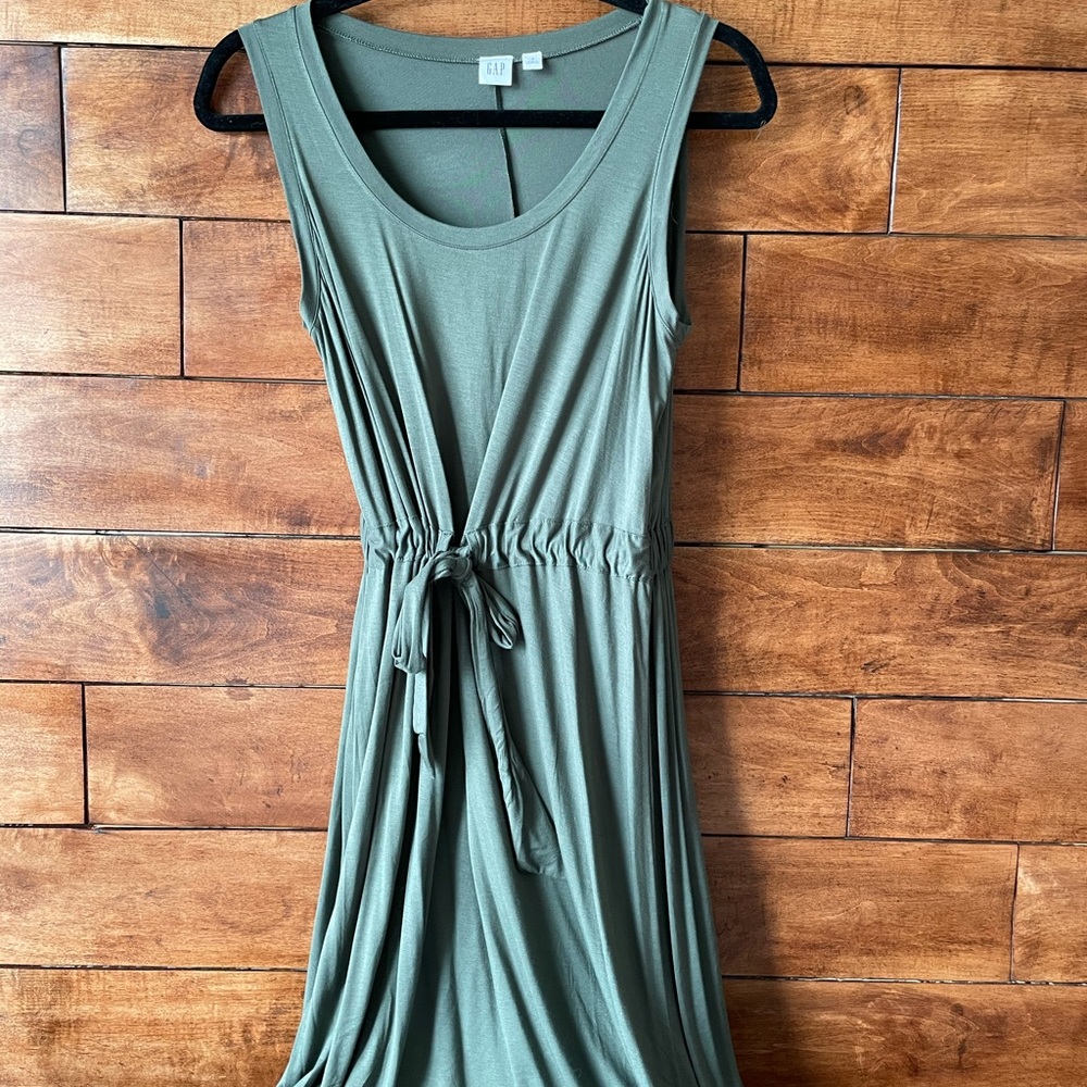 Gap front tie dress
